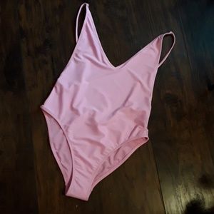 Top Shop Pink One Piece Swimsuit New w/tags